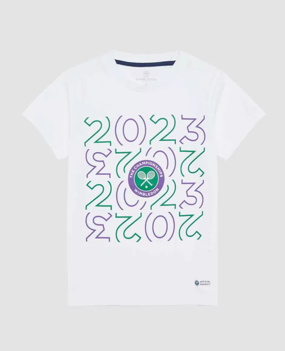 Wimbledon Kids 2023 T-Shirt - White