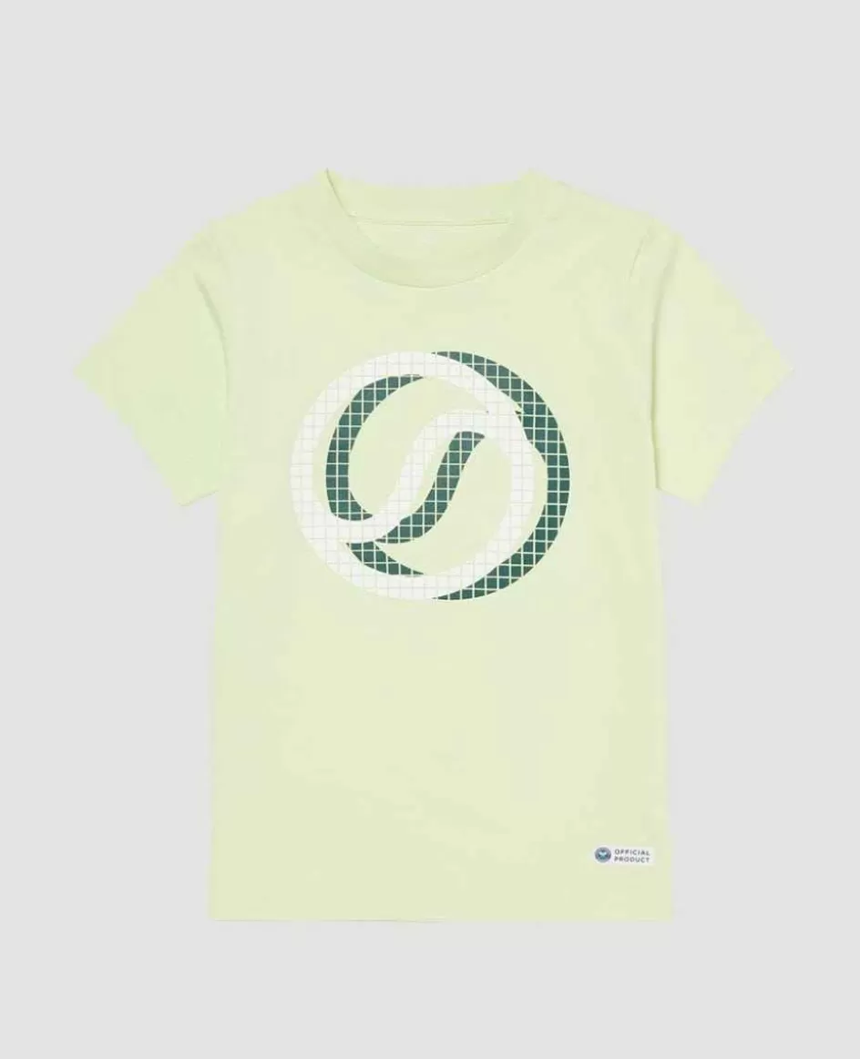 Wimbledon Kids Ball T-Shirt - Lime
