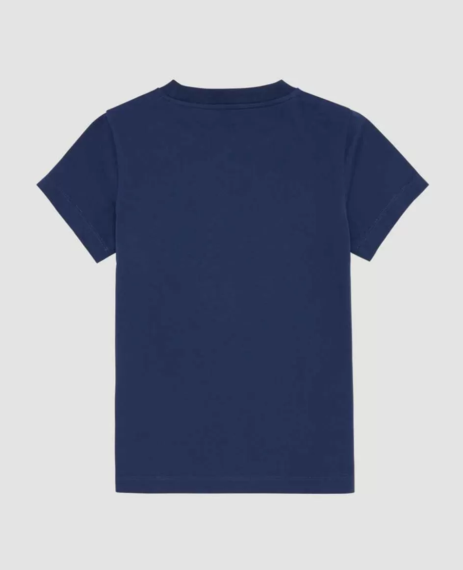Wimbledon Kids Championships Logo T-Shirt - Navy