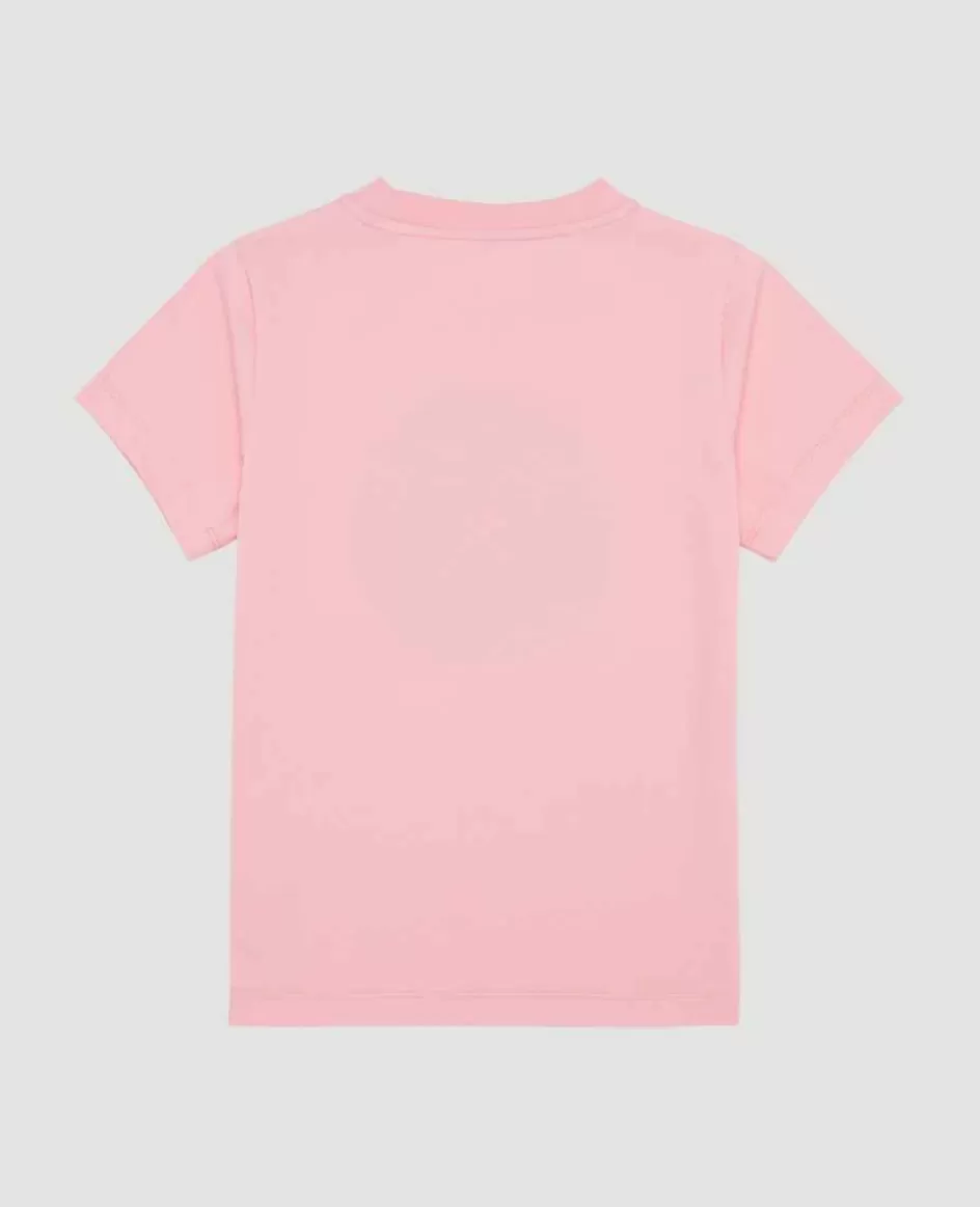 Wimbledon Kids Championships Logo T-Shirt - Pink