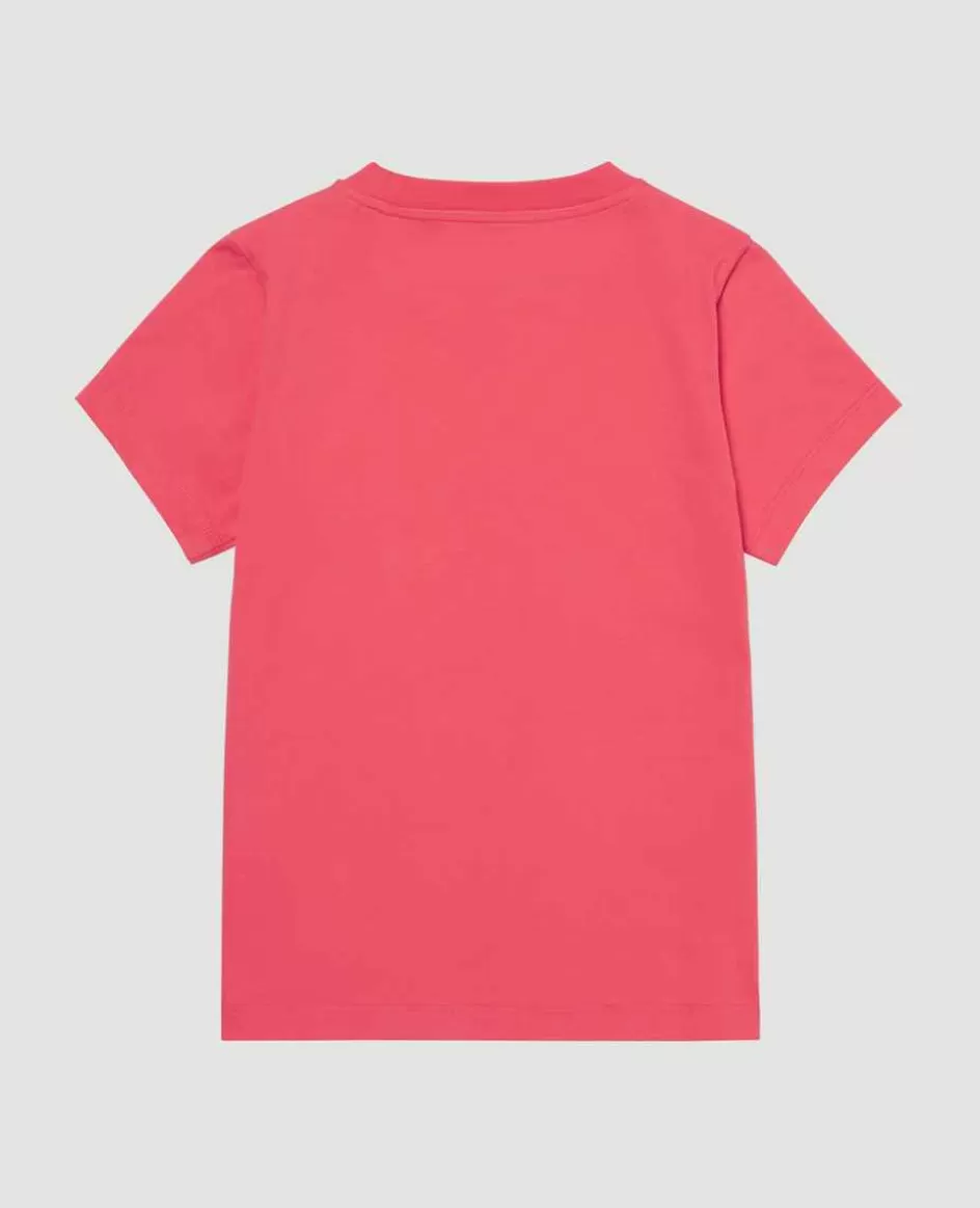 Wimbledon Kids Drawn Logo T-Shirt - Red