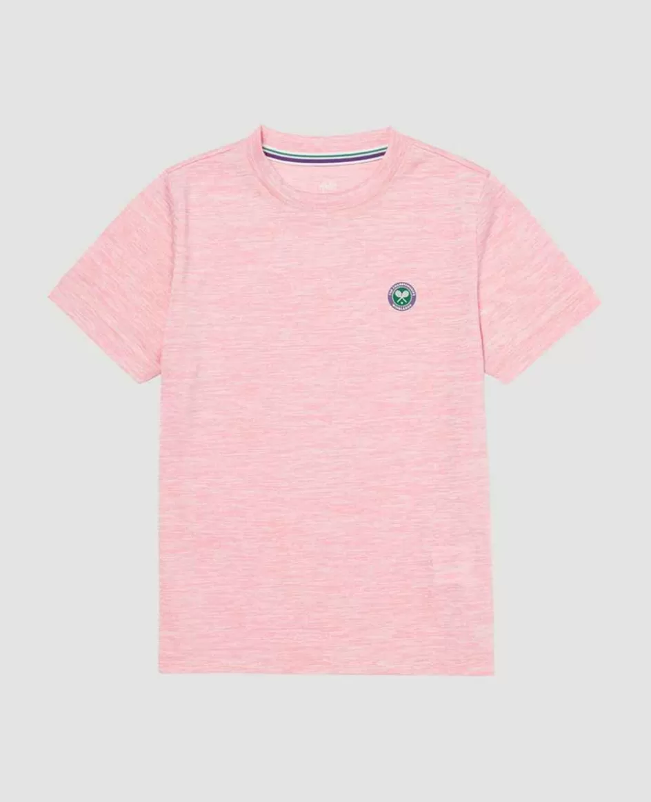 Wimbledon Kids Performance T-Shirt Pink