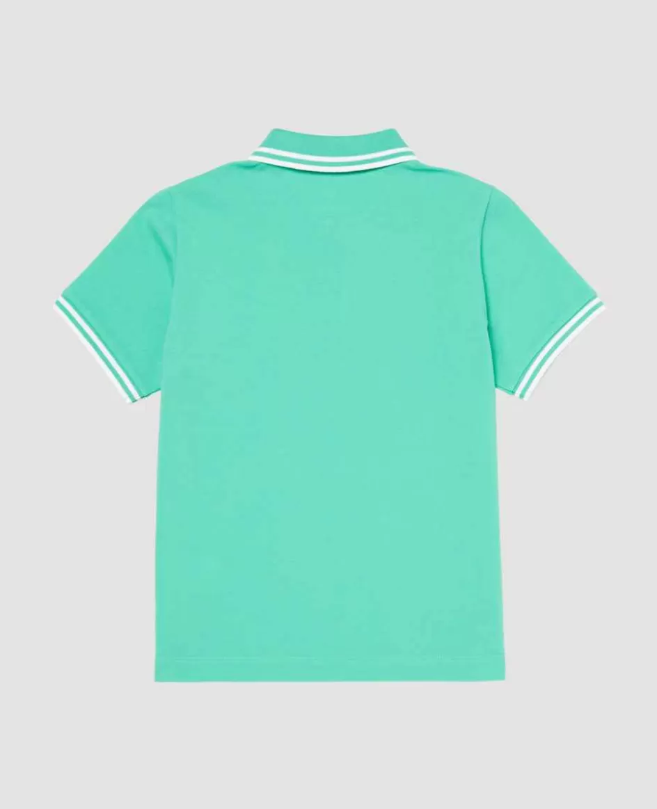 Wimbledon Kids Pique Polo - Green