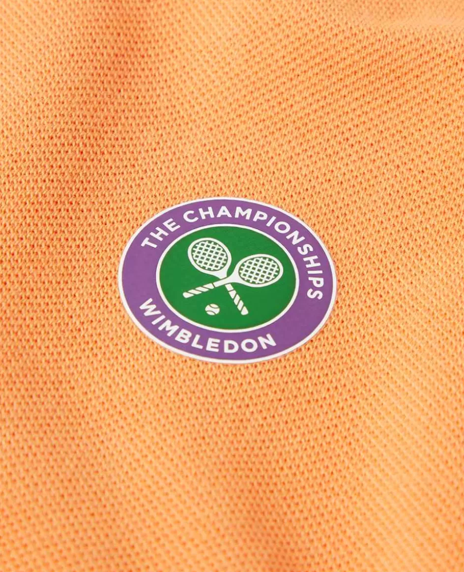 Wimbledon Kids Pique Polo - Orange