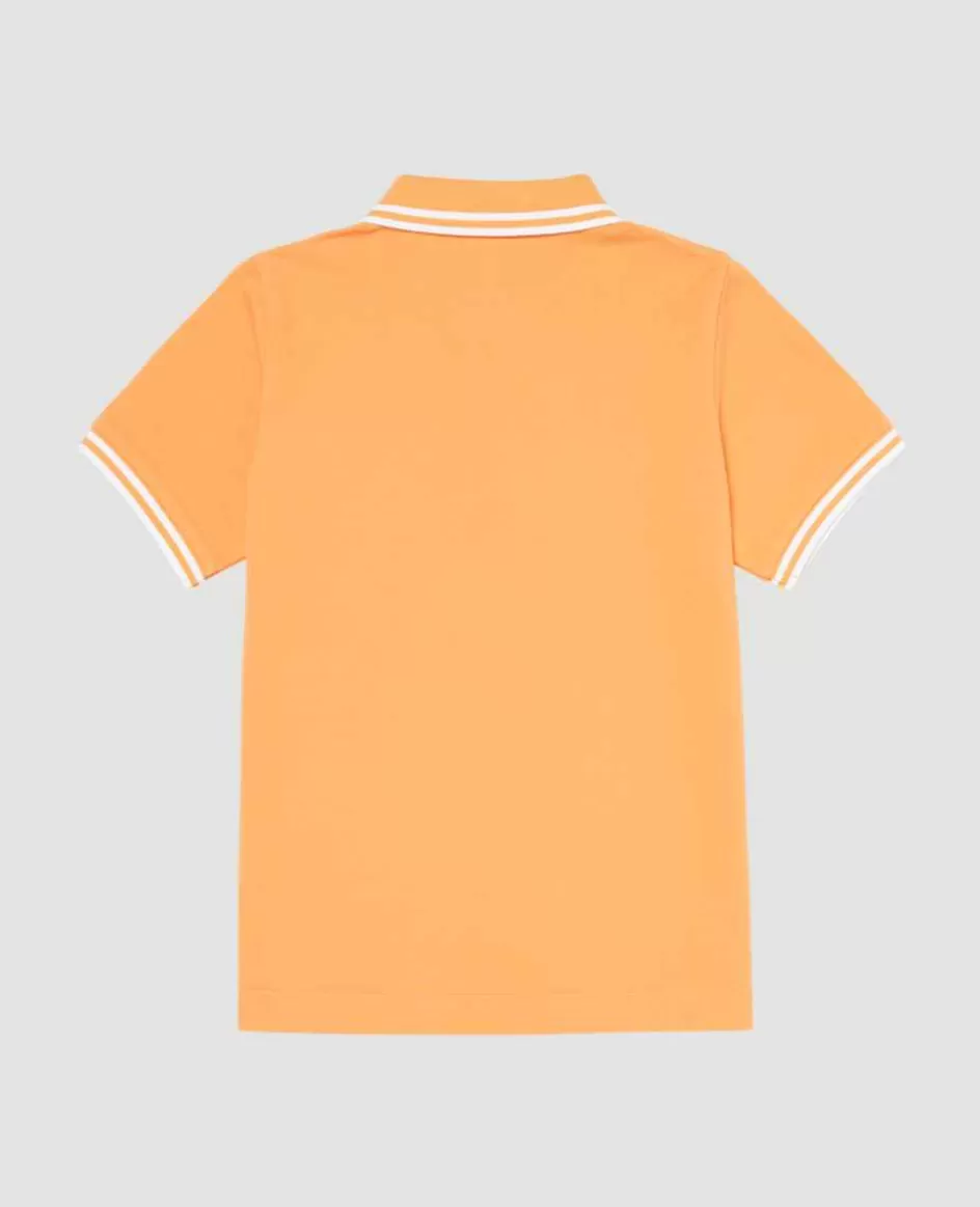 Wimbledon Kids Pique Polo - Orange