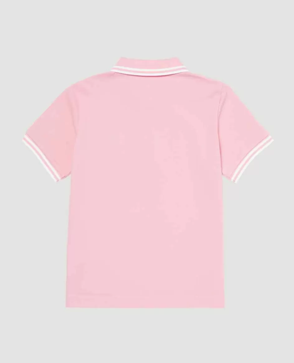 Wimbledon Kids Pique Polo - Pink
