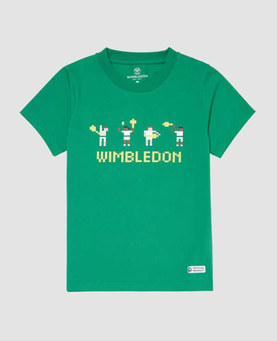 Wimbledon Kids Player T-Shirt - Green