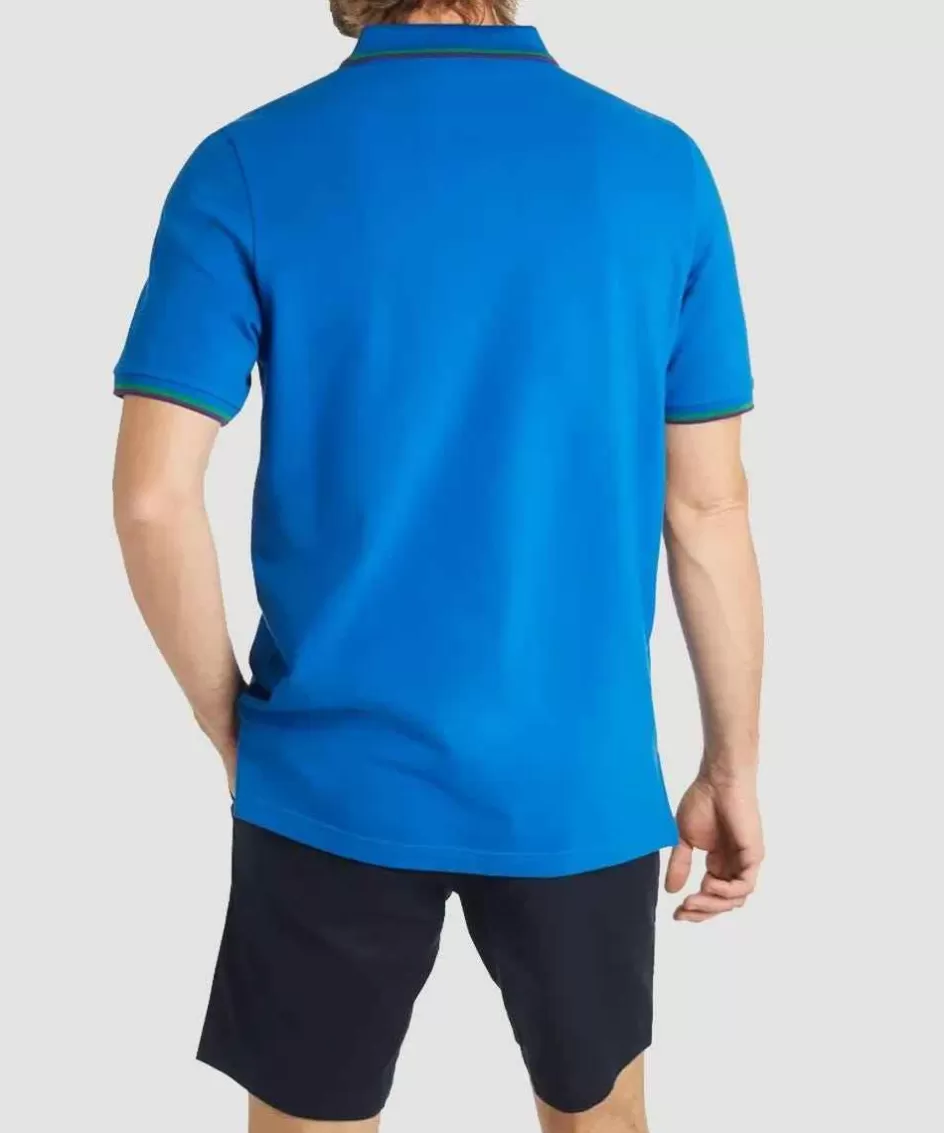 Wimbledon Men's Classic Polo With Championships Logo - Lapis Blue