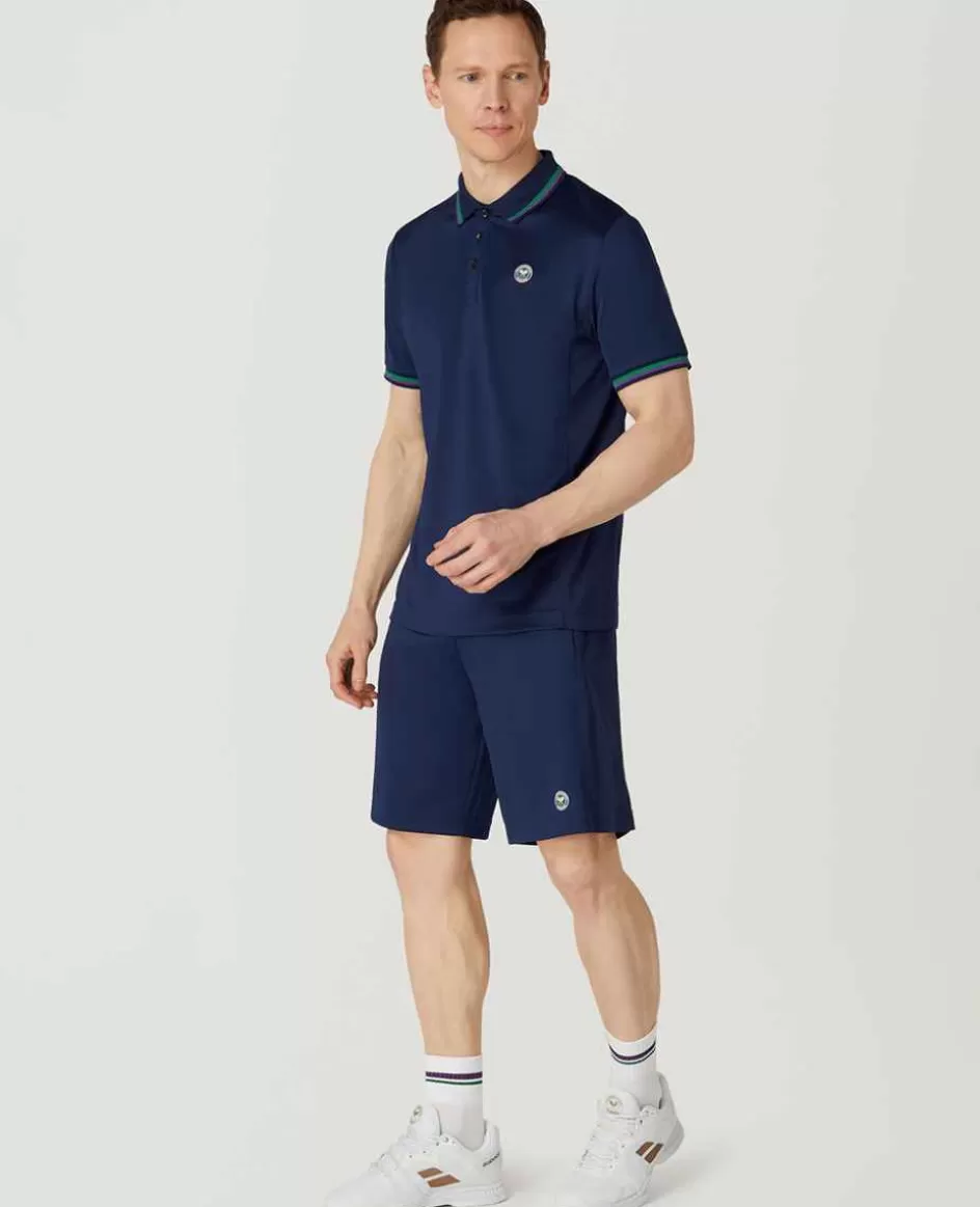 Wimbledon Mens Core Performance Polo - Navy