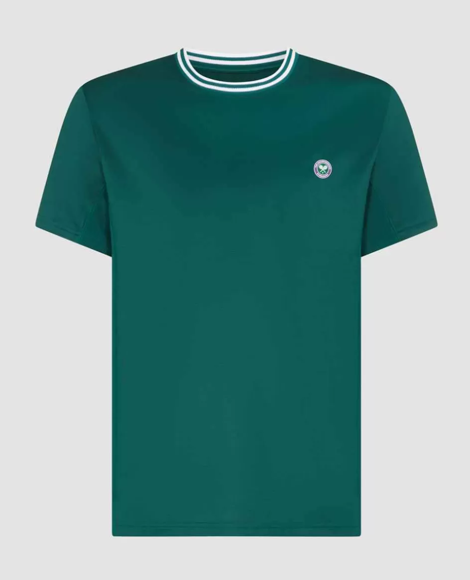 Wimbledon Mens Core Performance Tee - Green