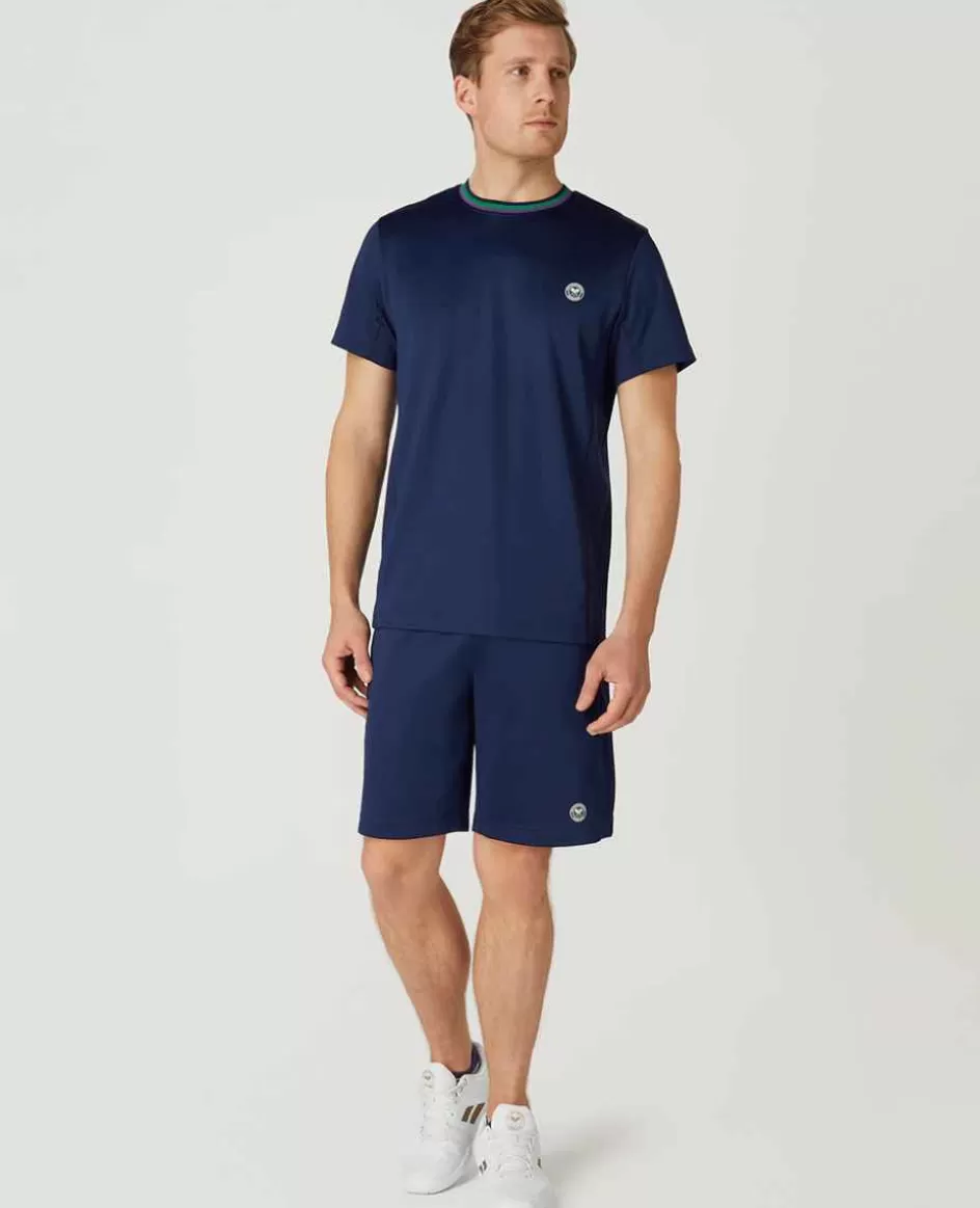 Wimbledon Mens Core Performance Tee - Navy