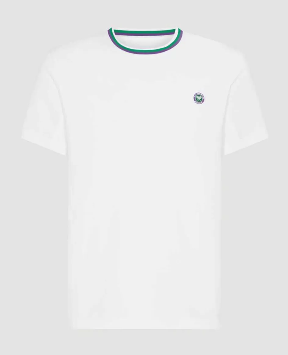 Wimbledon Mens Core Performance Tee - White