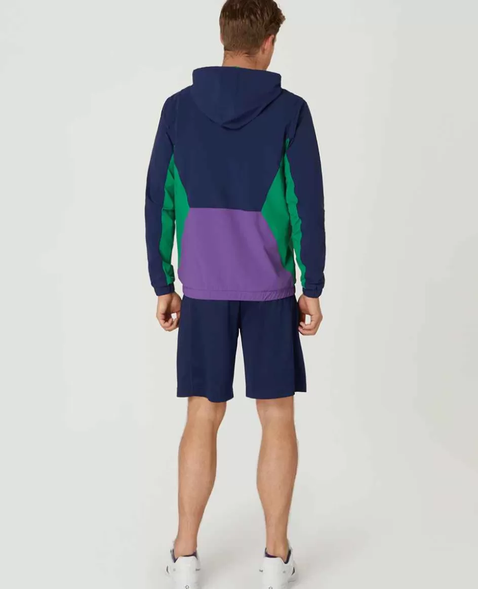 Wimbledon Mens Hooded Jacket - Multi