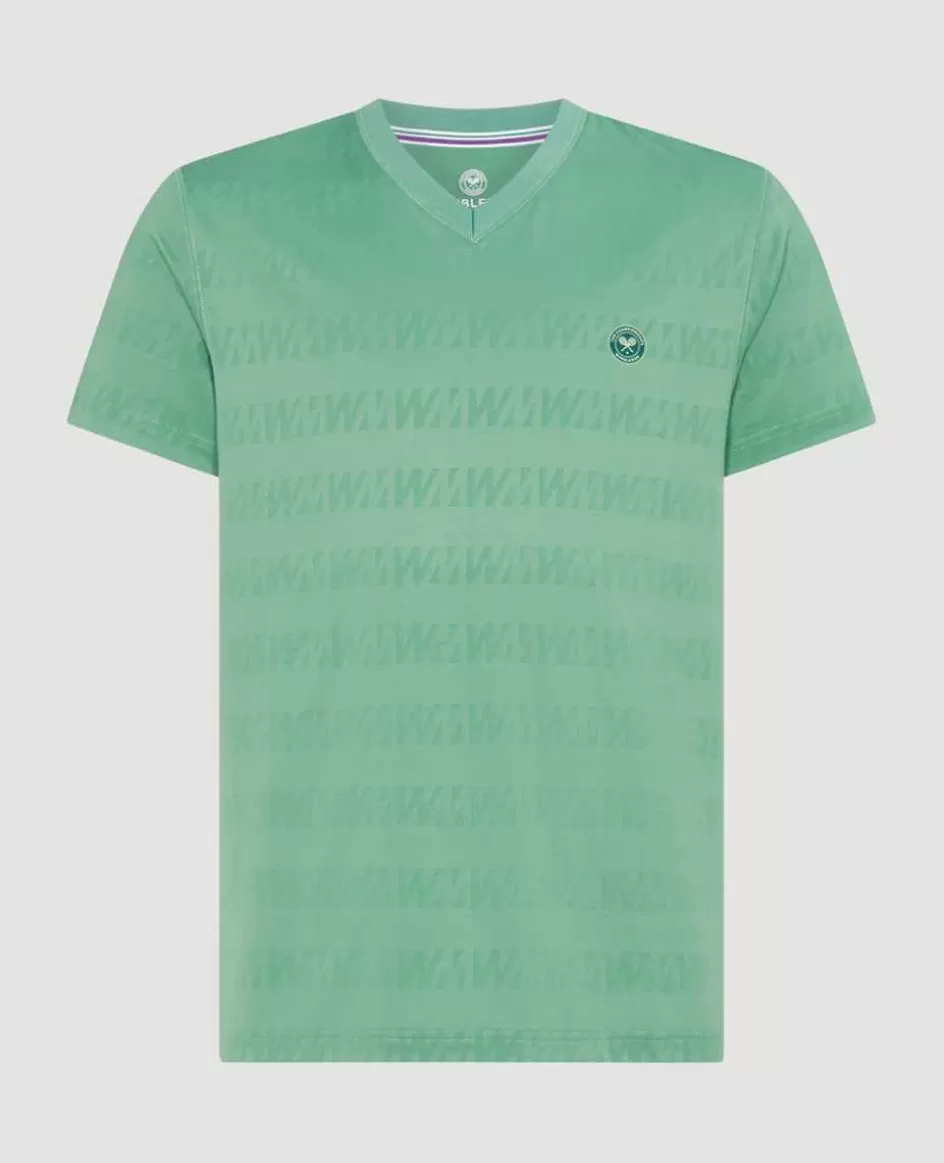 Wimbledon Mens Light Performance T-Shirt - Green