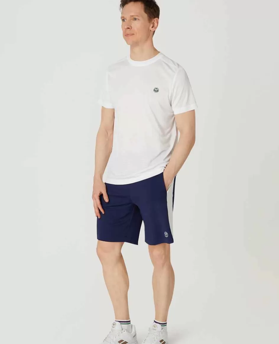 Wimbledon Mens Light Performance T-Shirt - White