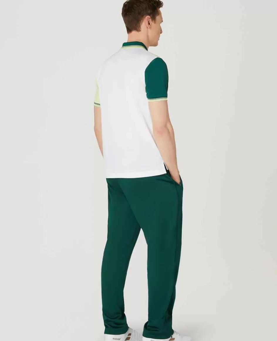 Wimbledon Mens Panel Performance Polo - Multi