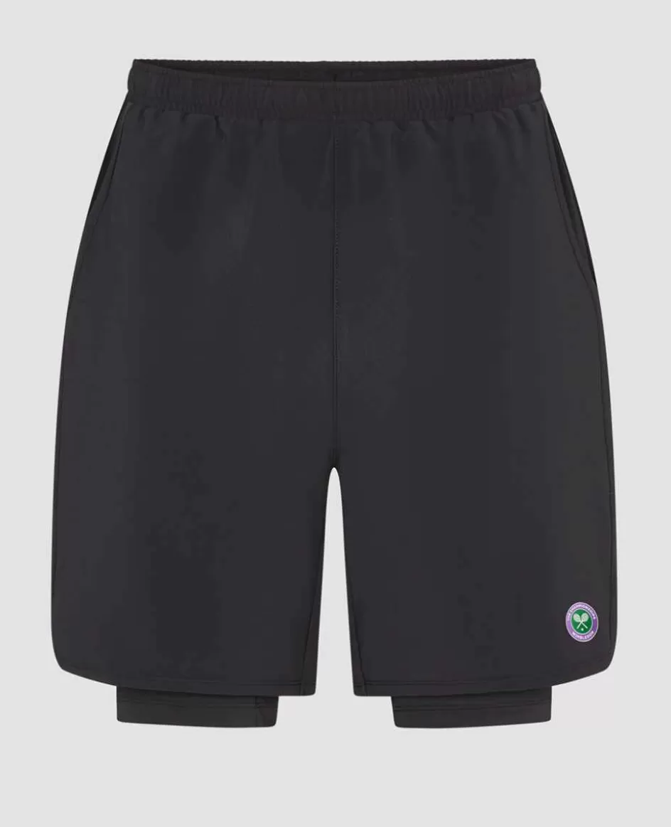 Wimbledon Mens Performance Short - Black