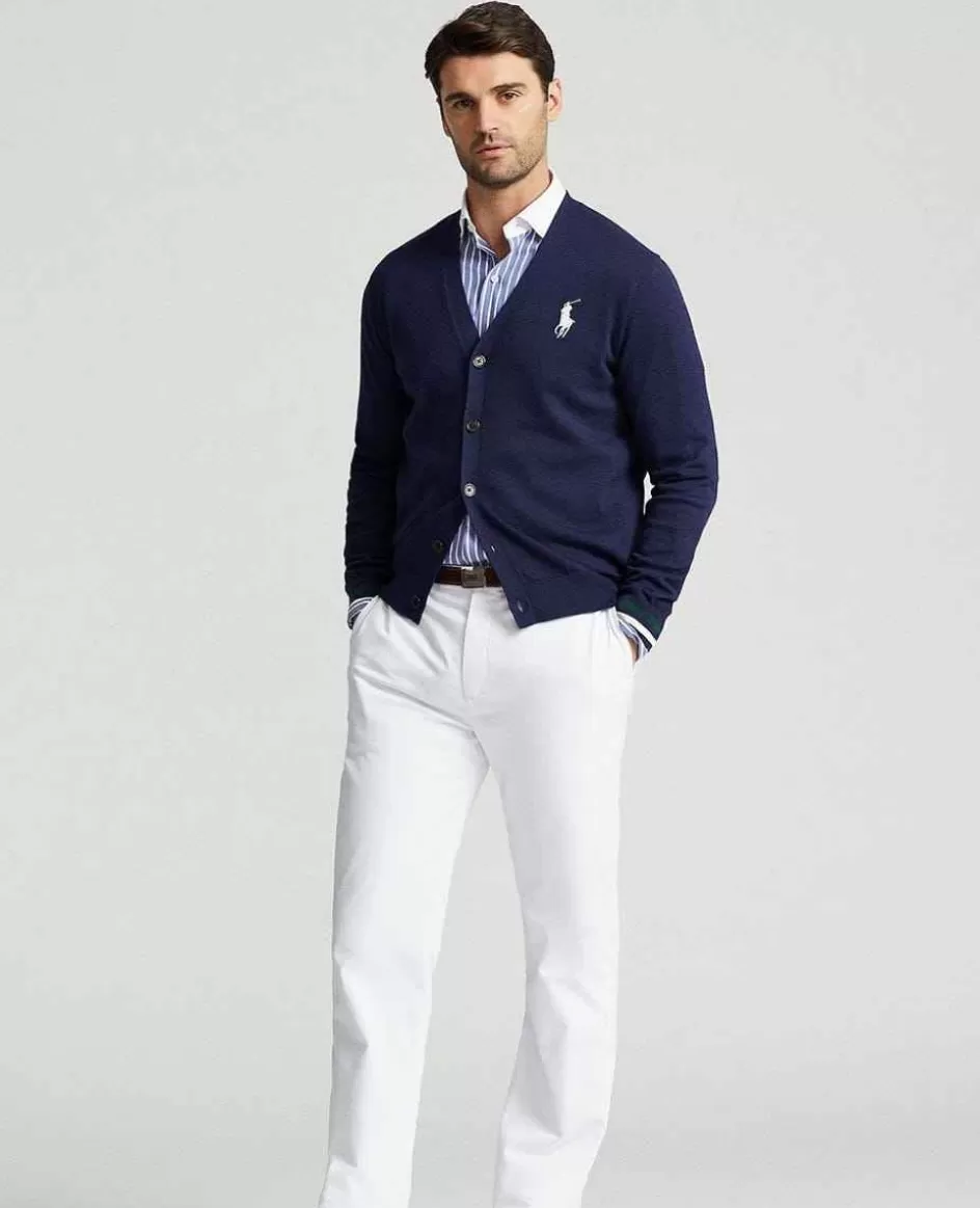 Ralph Lauren Polo Linesman V-Neck Cardigan