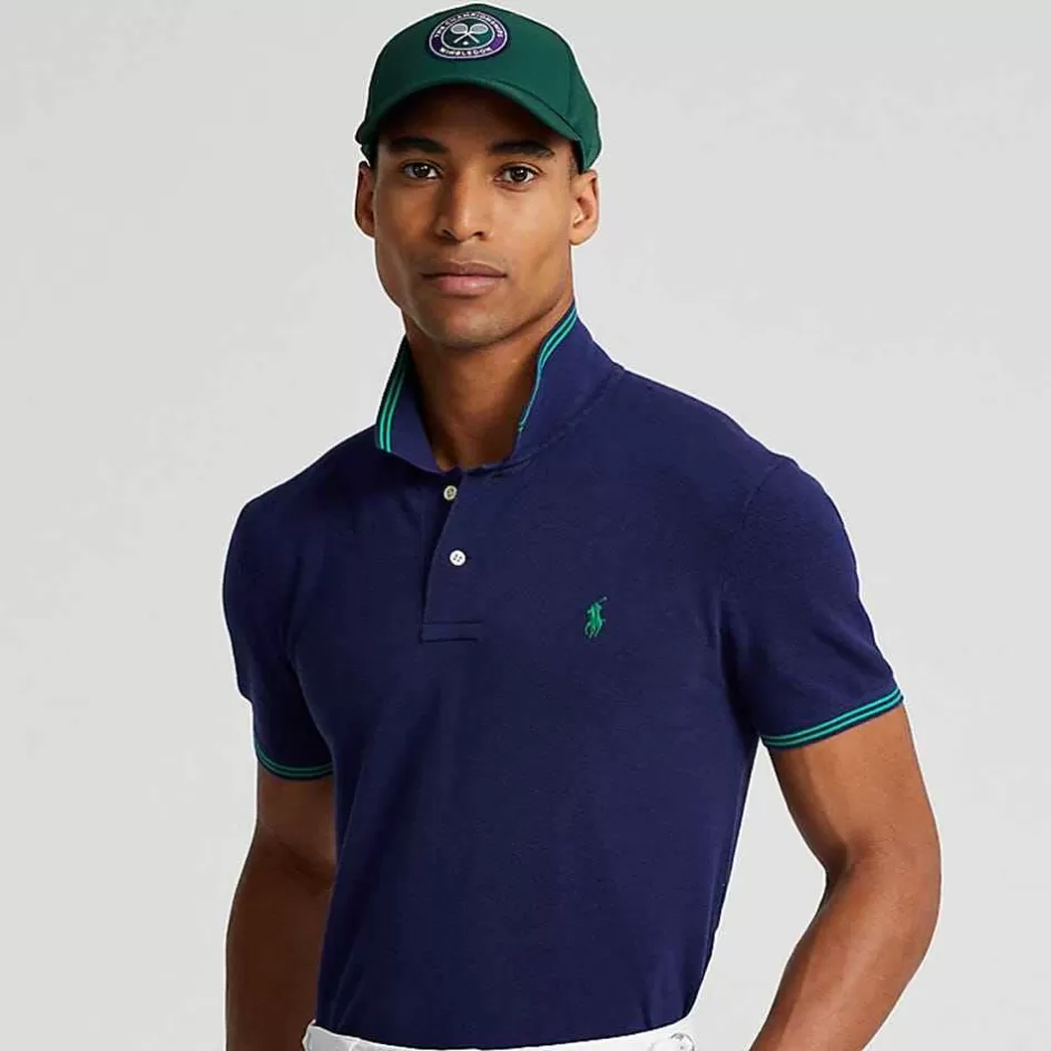 Ralph Lauren Polo Men's Cotton Polo-Collar Sweater - Navy
