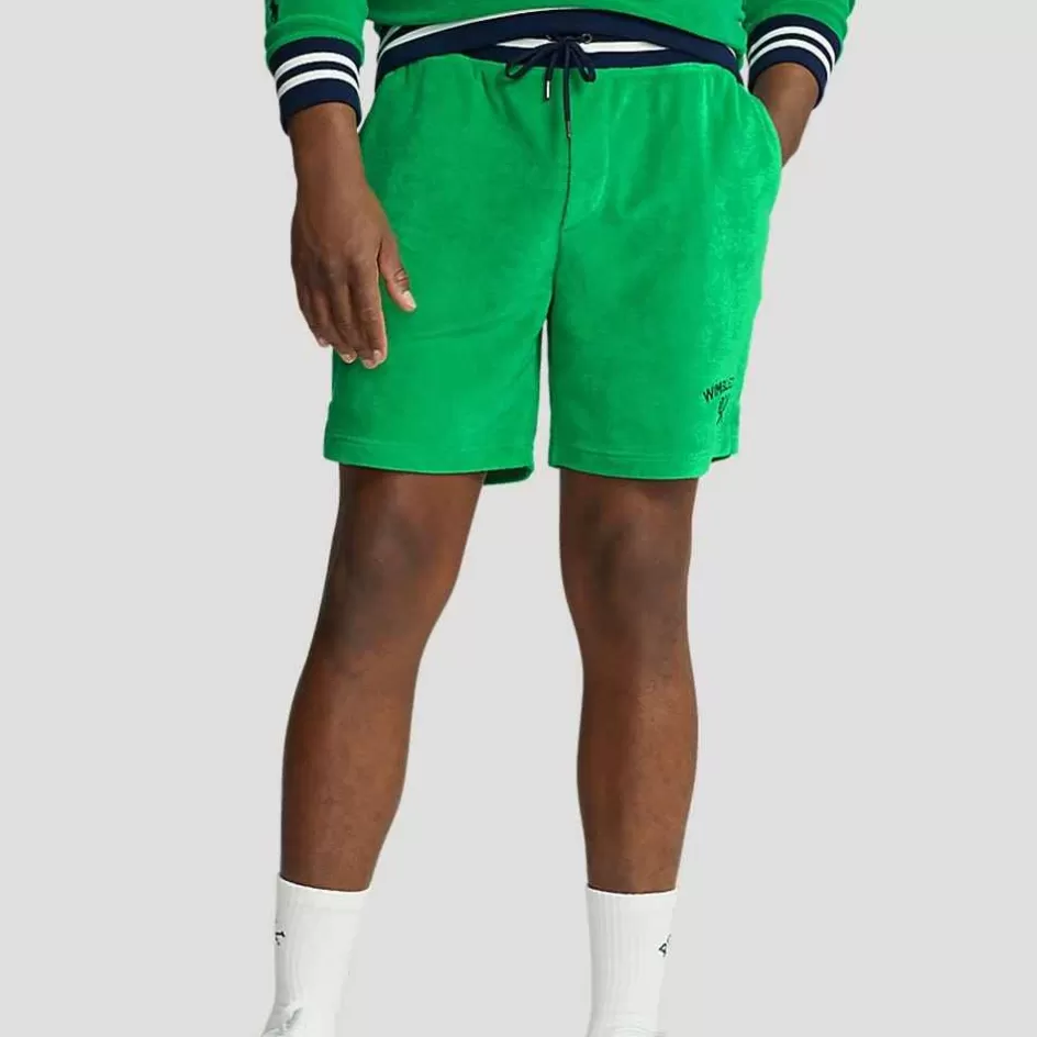 Ralph Lauren Polo Men's Terry Graphic Shorts - Green