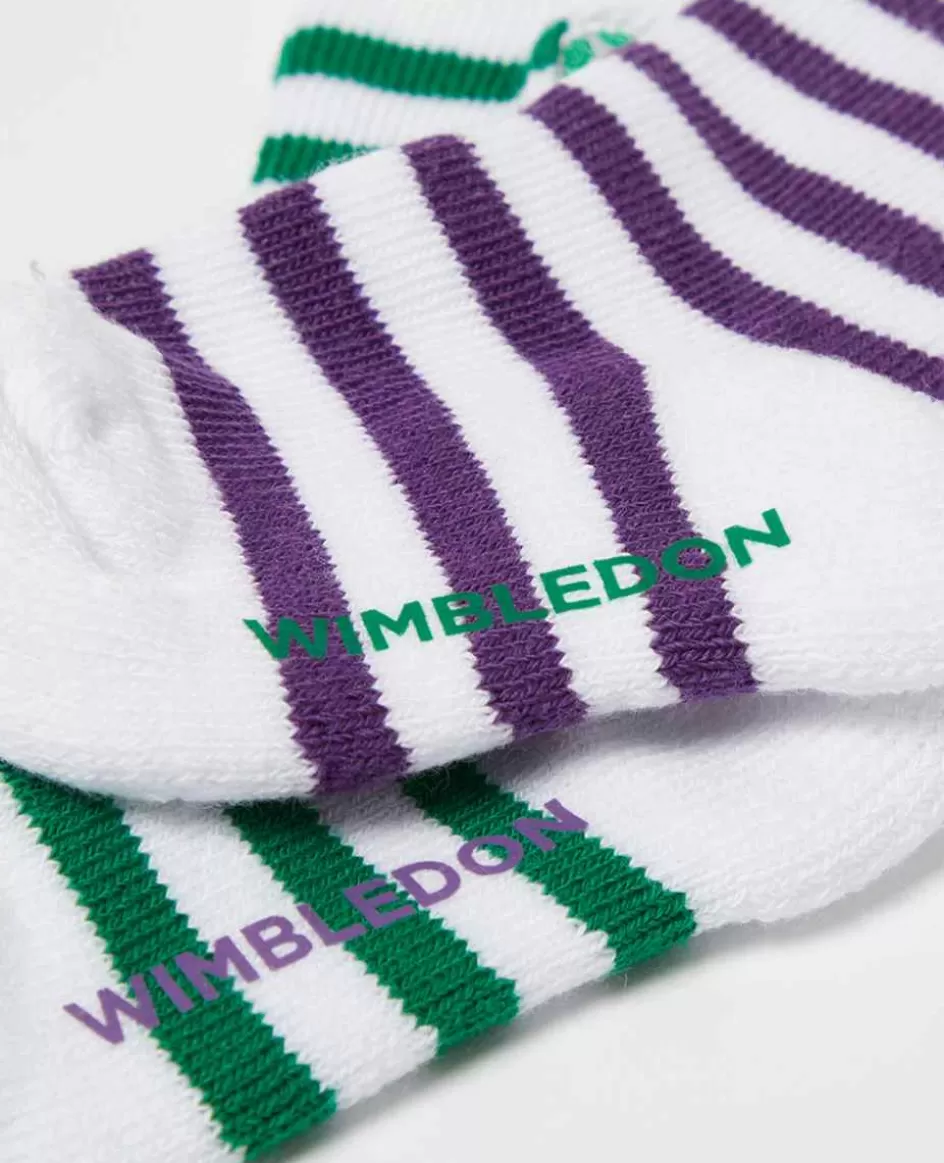 Wimbledon Socks Baby Two Pack Stripe