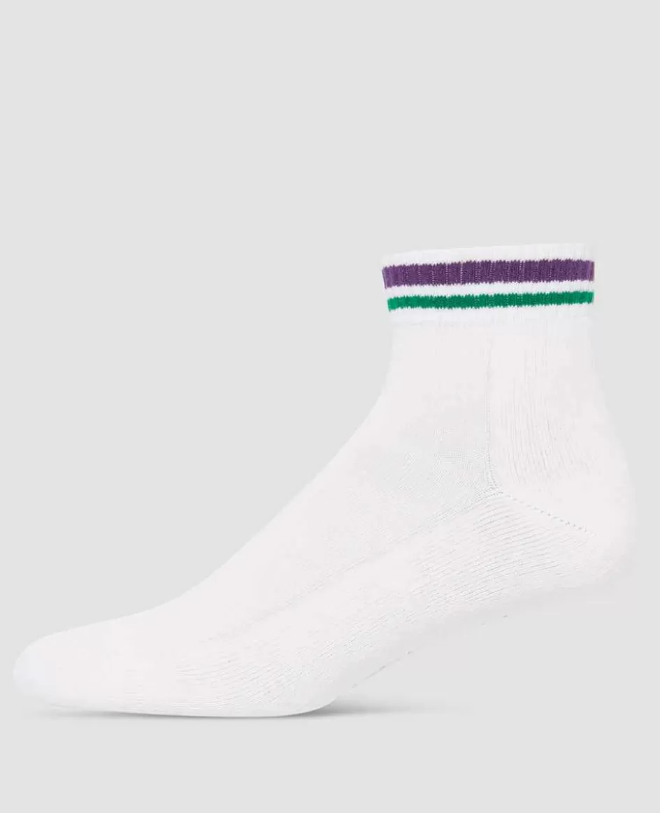 Wimbledon Socks Short Cuff Stripe