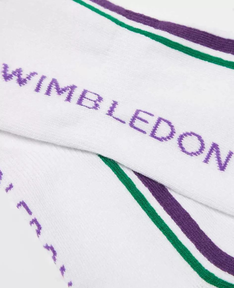 Wimbledon Socks Trainer Stripe