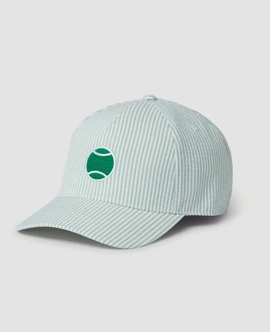 Wimbledon Seersucker Cap - Green