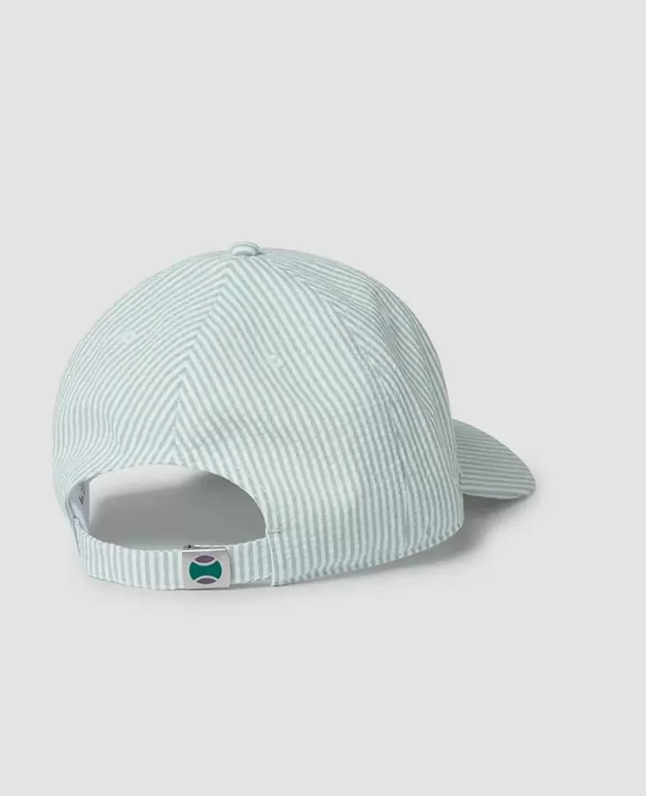 Wimbledon Seersucker Cap - Green