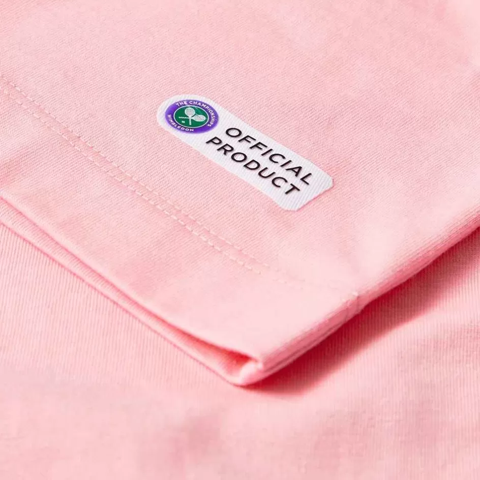 Wimbledon Womens 2023 Roundel T-Shirt - Pink