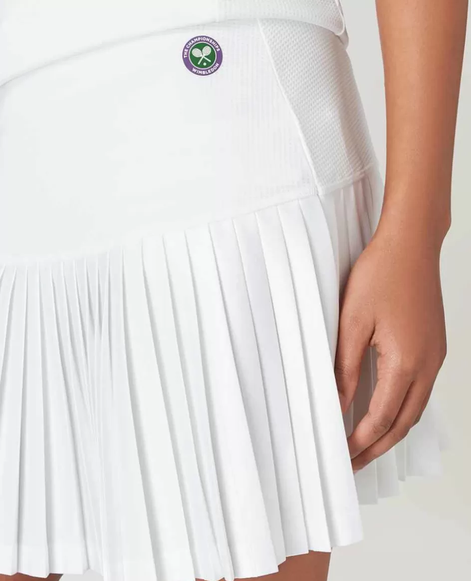 Wimbledon Womens Core Performance Skort - White
