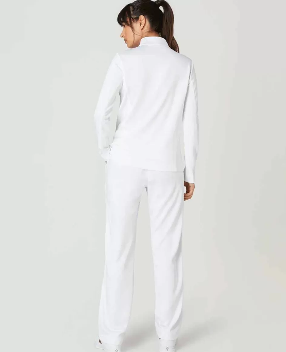 Wimbledon Womens Core Performance Track Pant - White