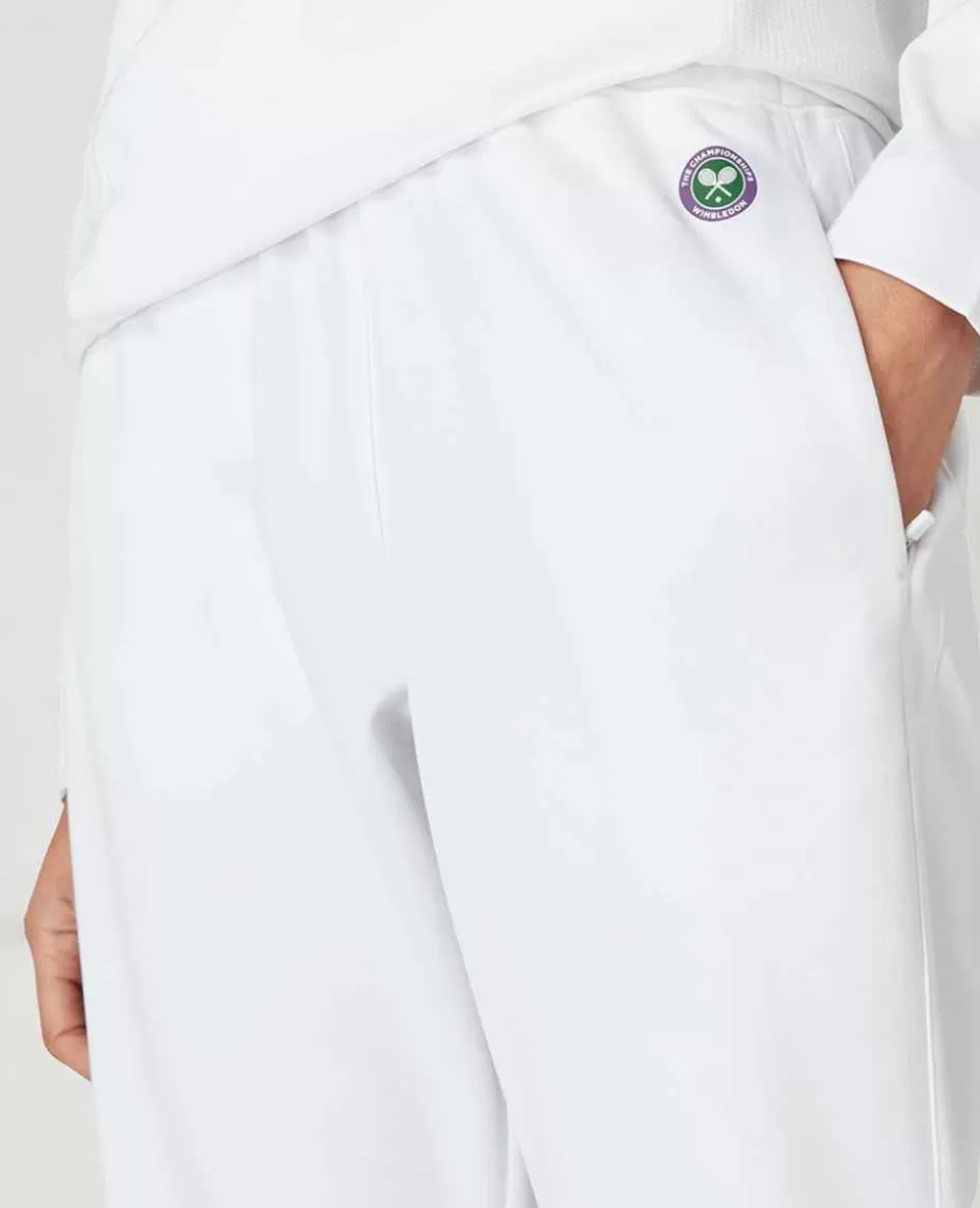 Wimbledon Womens Core Performance Track Pant - White